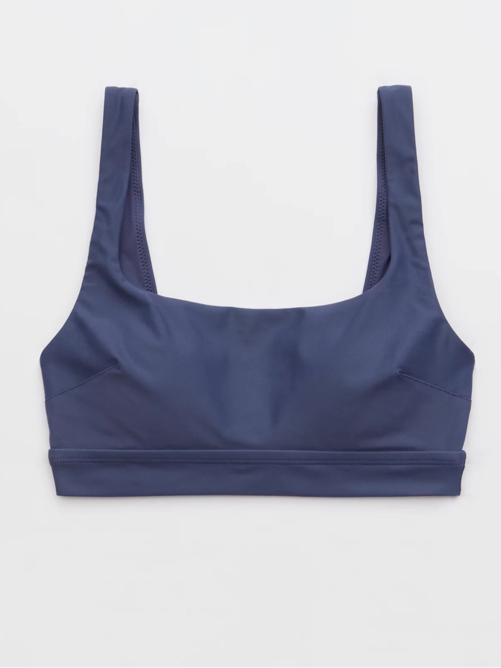 aerie “the SandScoop” Swim Top w Removable Pads, purplish blue color